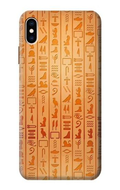 S3440 エジプトの象形文字 Egyptian Hieroglyphs iPhone XS Max バックケース、フリップケース・カバー