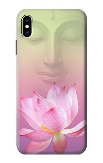 S3511 蓮の花の仏教 Lotus flower Buddhism iPhone XS Max バックケース、フリップケース・カバー