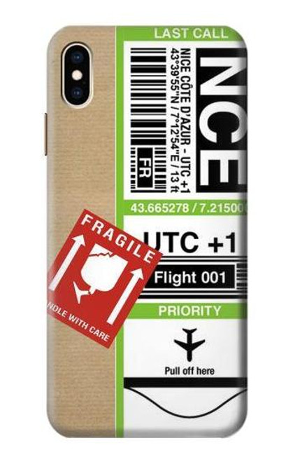 S3543 荷物タグアート Luggage Tag Art iPhone XS Max バックケース、フリップケース・カバー