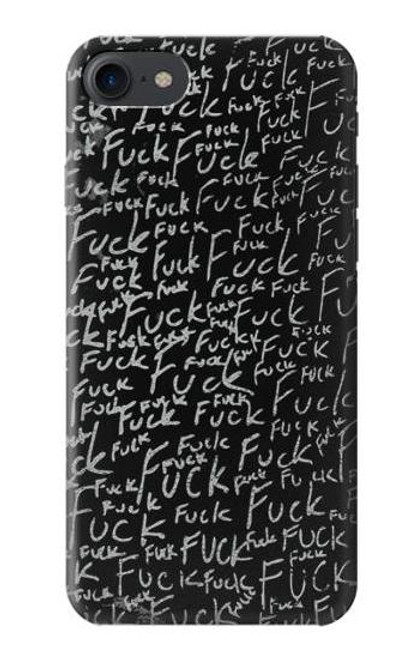 S3478 面白い言葉黒板 Funny Words Blackboard iPhone 7, iPhone 8 バックケース、フリップケース・カバー