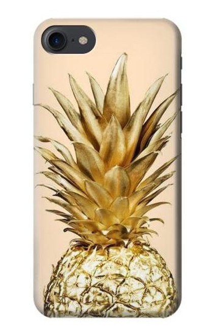 S3490 ゴールドパイナップル Gold Pineapple iPhone 7, iPhone 8 バックケース、フリップケース・カバー