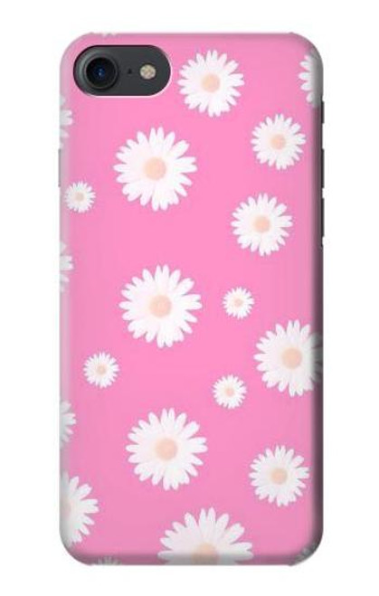 S3500 ピンクの花柄 Pink Floral Pattern iPhone 7, iPhone 8 バックケース、フリップケース・カバー