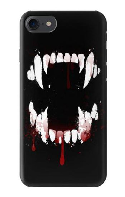 S3527 吸血鬼の歯 Vampire Teeth Bloodstain iPhone 7, iPhone 8 バックケース、フリップケース・カバー