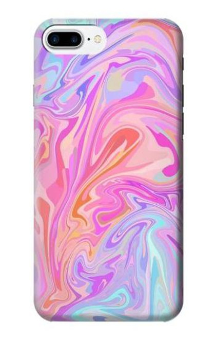 S3444 デジタルアートカラフルな液体 Digital Art Colorful Liquid iPhone 7 Plus, iPhone 8 Plus バックケース、フリップケース・カバー