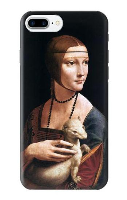 S3471 エルミン・レオナルド・ダ・ヴィンチ Lady Ermine Leonardo da Vinci iPhone 7 Plus, iPhone 8 Plus バックケース、フリップケース・カバー