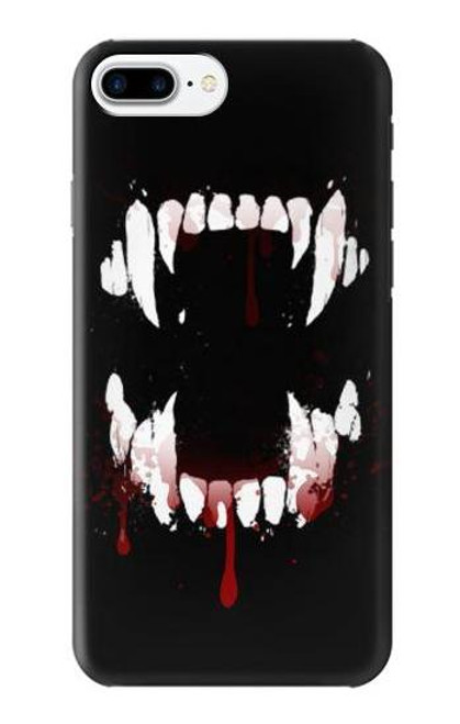 S3527 吸血鬼の歯 Vampire Teeth Bloodstain iPhone 7 Plus, iPhone 8 Plus バックケース、フリップケース・カバー