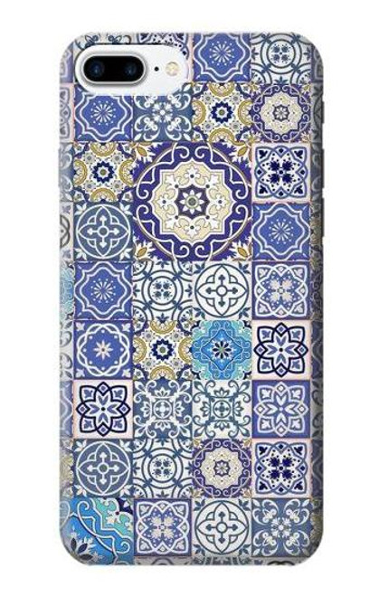 S3537 モロッコのモザイクパターン Moroccan Mosaic Pattern iPhone 7 Plus, iPhone 8 Plus バックケース、フリップケース・カバー