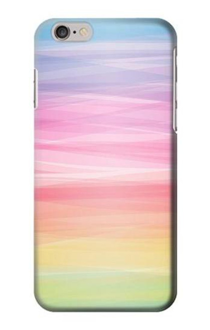S3507 カラフルな虹 パステル Colorful Rainbow Pastel iPhone 6 6S バックケース、フリップケース・カバー