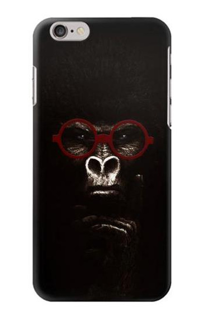 S3529 思考ゴリラ Thinking Gorilla iPhone 6 6S バックケース、フリップケース・カバー