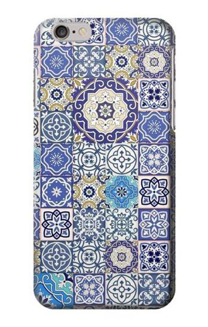 S3537 モロッコのモザイクパターン Moroccan Mosaic Pattern iPhone 6 6S バックケース、フリップケース・カバー