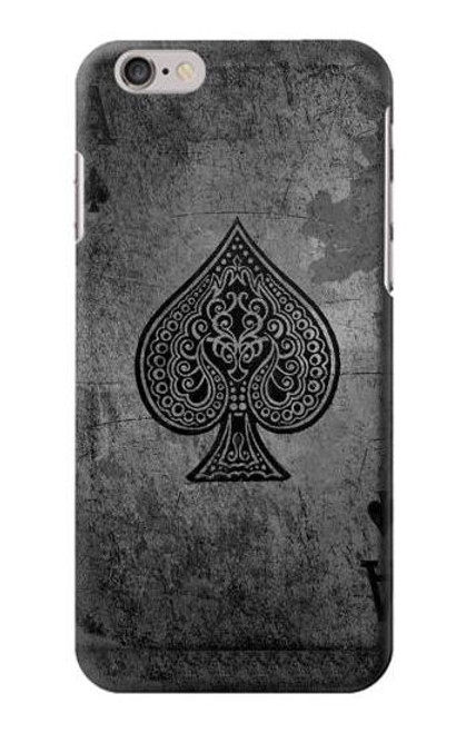 S3446 エーススペード Black Ace Spade iPhone 6 Plus, iPhone 6s Plus バックケース、フリップケース・カバー