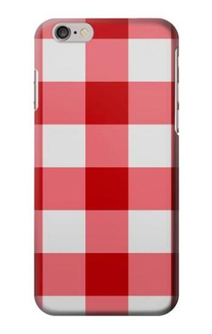 S3535 レッドギンガム Red Gingham iPhone 6 Plus, iPhone 6s Plus バックケース、フリップケース・カバー
