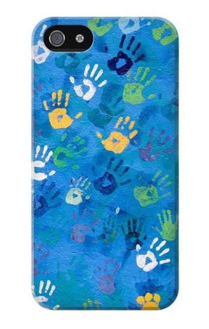 S3403 ハンドプリント Hand Print iPhone 5 5S SE バックケース、フリップケース・カバー