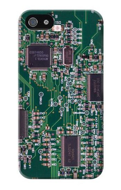 S3519 電子回路基板のグラフィック Electronics Circuit Board Graphic iPhone 5 5S SE バックケース、フリップケース・カバー