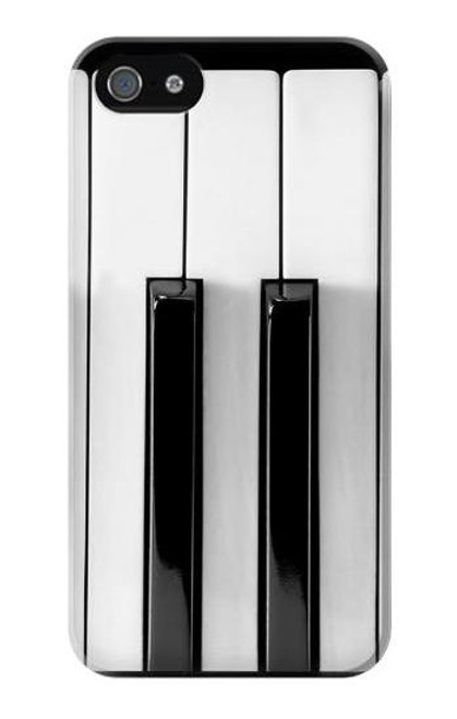 S3524 ピアノキーボード Piano Keyboard iPhone 5 5S SE バックケース、フリップケース・カバー