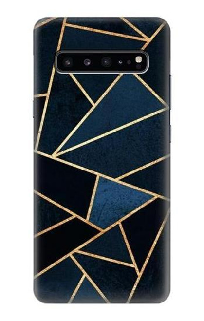 S3479 ネイビーブルーグラフィックアート Navy Blue Graphic Art Samsung Galaxy S10 5G バックケース、フリップケース・カバー