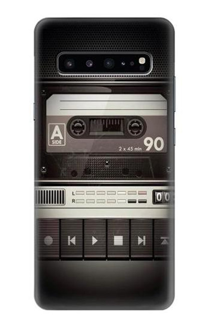 S3501 ビンテージカセットプレーヤー Vintage Cassette Player Samsung Galaxy S10 5G バックケース、フリップケース・カバー