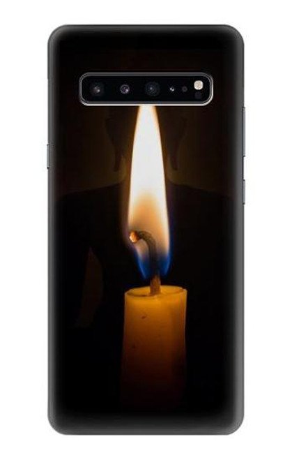 S3530 仏 Buddha Candle Burning Samsung Galaxy S10 5G バックケース、フリップケース・カバー