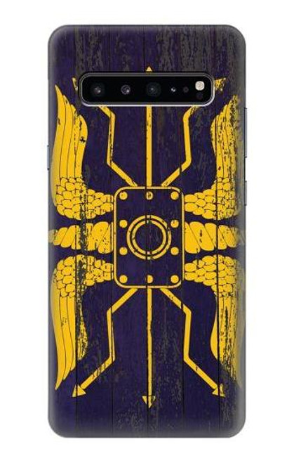 S3546 ローマンシールド Roman Shield Blue Samsung Galaxy S10 5G バックケース、フリップケース・カバー