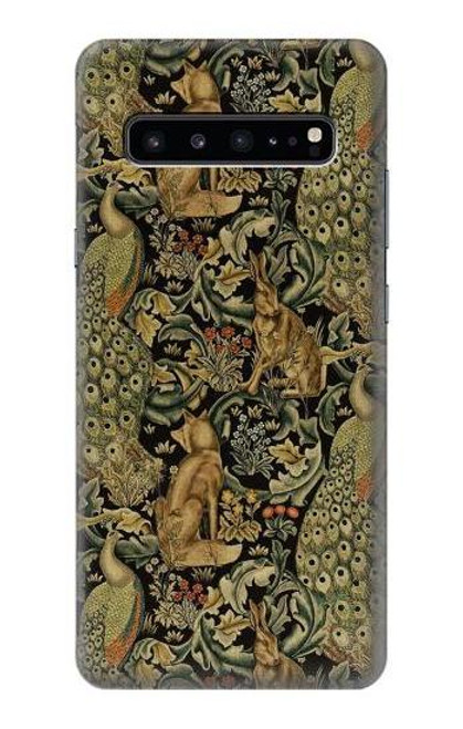 S3661 ウィリアム・モリス・フォレスト・ベルベット William Morris Forest Velvet Samsung Galaxy S10 5G バックケース、フリップケース・カバー