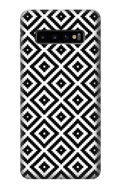 S3424 ルタ柄 Ruta Pattern Samsung Galaxy S10 Plus バックケース、フリップケース・カバー