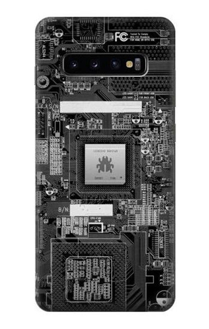 S3434 バグ回路基板のグラフィック Bug Circuit Board Graphic Samsung Galaxy S10 Plus バックケース、フリップケース・カバー