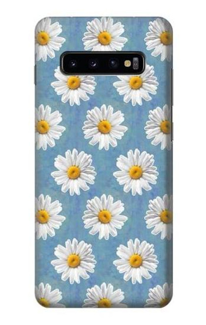 S3454 フローラルデイジー Floral Daisy Samsung Galaxy S10 Plus バックケース、フリップケース・カバー