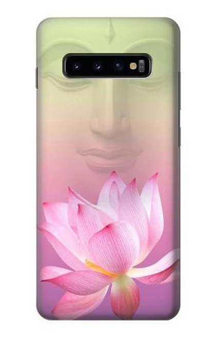 S3511 蓮の花の仏教 Lotus flower Buddhism Samsung Galaxy S10 Plus バックケース、フリップケース・カバー