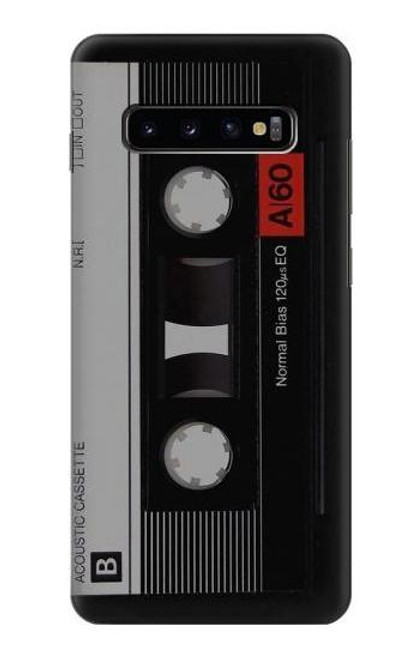 S3516 ビンテージカセットテープ Vintage Cassette Tape Samsung Galaxy S10 Plus バックケース、フリップケース・カバー