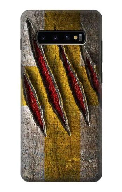 S3603 ウルヴァリンクロースラッシュ Wolverine Claw Slash Samsung Galaxy S10 Plus バックケース、フリップケース・カバー