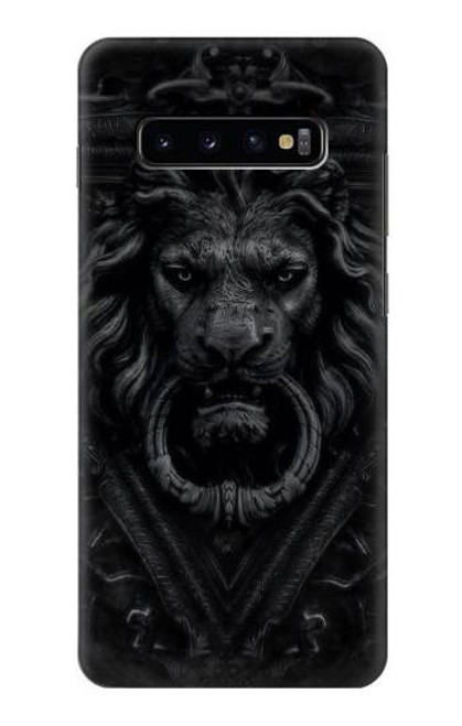 S3619 ダークゴシックライオン Dark Gothic Lion Samsung Galaxy S10 Plus バックケース、フリップケース・カバー