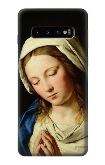 S3476 聖母マリアの祈り Virgin Mary Prayer Samsung Galaxy S10 バックケース、フリップケース・カバー