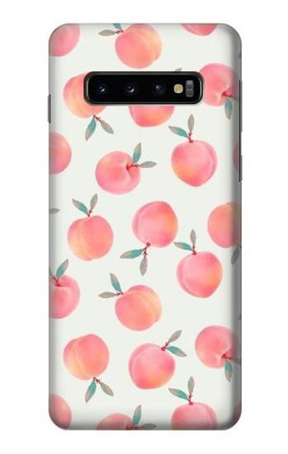 S3503 桃 Peach Samsung Galaxy S10 バックケース、フリップケース・カバー