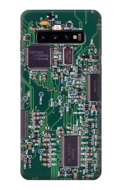 S3519 電子回路基板のグラフィック Electronics Circuit Board Graphic Samsung Galaxy S10 バックケース、フリップケース・カバー