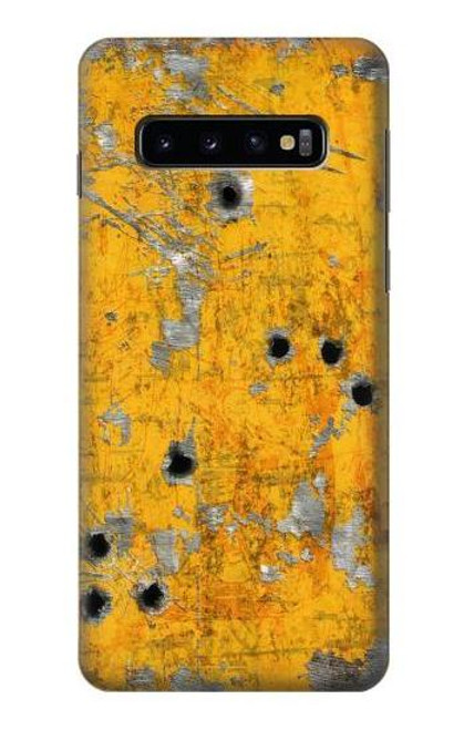 S3528 弾 黄色の金属 Bullet Rusting Yellow Metal Samsung Galaxy S10 バックケース、フリップケース・カバー
