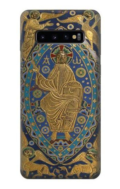 S3620 ブックカバーキリスト Book Cover Christ Majesty Samsung Galaxy S10 バックケース、フリップケース・カバー