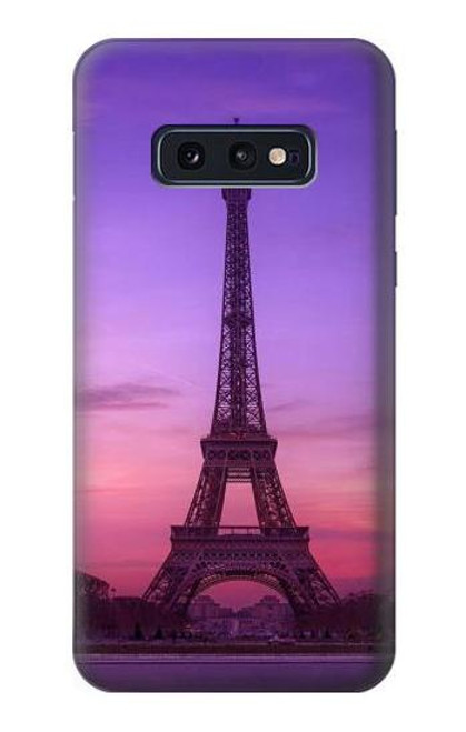 S3447 エッフェルパリの夕日 Eiffel Paris Sunset Samsung Galaxy S10e バックケース、フリップケース・カバー