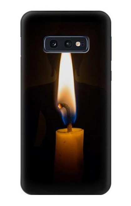 S3530 仏 Buddha Candle Burning Samsung Galaxy S10e バックケース、フリップケース・カバー