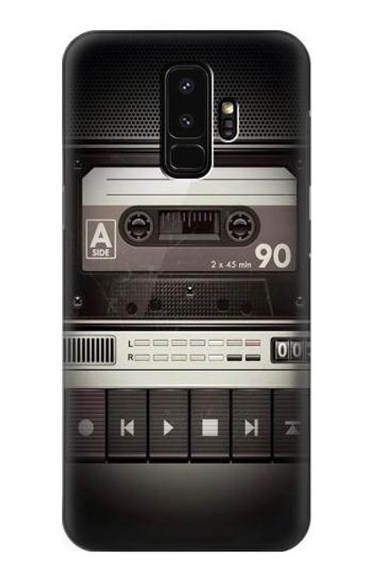 S3501 ビンテージカセットプレーヤー Vintage Cassette Player Samsung Galaxy S9 Plus バックケース、フリップケース・カバー