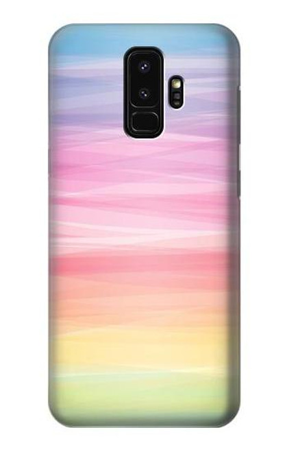 S3507 カラフルな虹 パステル Colorful Rainbow Pastel Samsung Galaxy S9 Plus バックケース、フリップケース・カバー