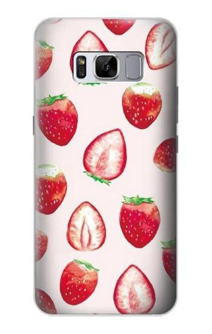 S3481 イチゴ Strawberry Samsung Galaxy S8 Plus バックケース、フリップケース・カバー
