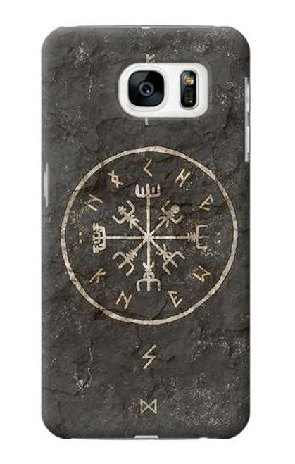 S3413 北欧の古代バイキングシンボル Norse Ancient Viking Symbol Samsung Galaxy S7 バックケース、フリップケース・カバー