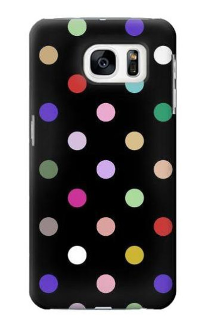 S3532 カラフルな水玉 Colorful Polka Dot Samsung Galaxy S7 バックケース、フリップケース・カバー