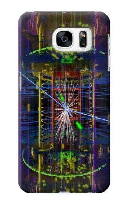 S3545 量子粒子衝突 Quantum Particle Collision Samsung Galaxy S7 バックケース、フリップケース・カバー