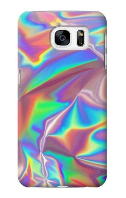 S3597 ホログラフィック写真印刷 Holographic Photo Printed Samsung Galaxy S7 バックケース、フリップケース・カバー