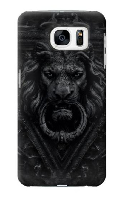 S3619 ダークゴシックライオン Dark Gothic Lion Samsung Galaxy S7 バックケース、フリップケース・カバー