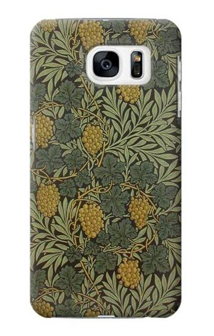 S3662 ウィリアム・モリス・ヴァイン・パターン William Morris Vine Pattern Samsung Galaxy S7 バックケース、フリップケース・カバー