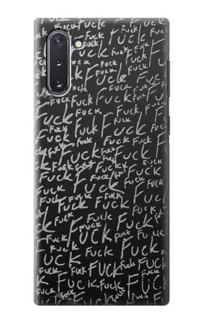 S3478 面白い言葉黒板 Funny Words Blackboard Samsung Galaxy Note 10 バックケース、フリップケース・カバー