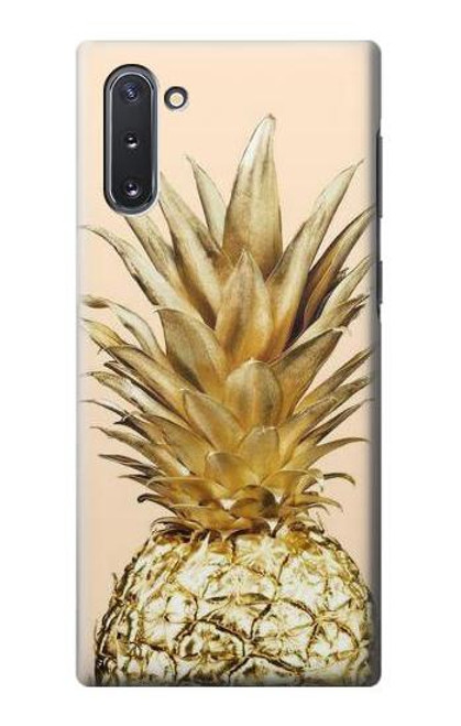 S3490 ゴールドパイナップル Gold Pineapple Samsung Galaxy Note 10 バックケース、フリップケース・カバー