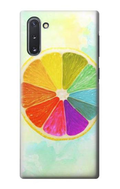 S3493 カラフルなレモン Colorful Lemon Samsung Galaxy Note 10 バックケース、フリップケース・カバー